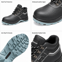 Sepatu Keselamatan Kerja AIMVVSEC Kulit Suede Industri dengan Pelindung Baja di Ujungnya, Bersertifikasi CE, Anti Tusuk, Sol PU, Lapisan Mesh Bernapas, Cocok untuk Musim Dingin, Pabrik