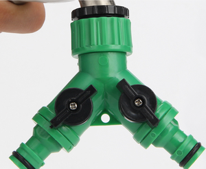 1/<span class=keywords><strong>2</strong></span>, 3/4 садовый кран типа Y распределительная водопроводная труба, капельная Оросительная установка, инструменты для домашнего сада, соединяющая двойная головка, небольшая насадка - Product Image 3