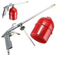 Pistolet de nettoyage pour moteur de voiture Pistolet à air comprimé à haute pression et à longue buse pour solvant et paraffine