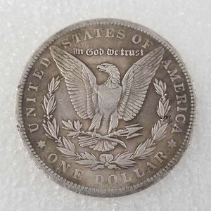 28 adet (1878-1921) P versiyonu Morgan gümüş kaplama çoğaltma dekoratif hatıra paraları - Product Image 6