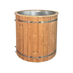 Bañera de Hielo de Madera 304, <span class=keywords><strong>Precio</strong></span> de Fábrica, Abeto de Nueva Zelanda con Aislamiento Impermeable y Enfriador de Agua Fría - Product Image 5
