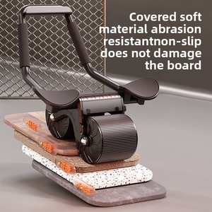 <span class=keywords><strong>Rueda</strong></span> <span class=keywords><strong>de</strong></span> <span class=keywords><strong>Ejercicio</strong></span> Automática con Rebote para Músculos Abdominales, Estilo con Soporte para Codos, Adelgazante y para <span class=keywords><strong>la</strong></span> Salud <span class=keywords><strong>Abdominal</strong></span> - Product Image 4