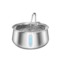 Fontaine à eau pour chat de bonne qualité 4L en acier inoxydable, distributeur d'eau automatique pour animaux de compagnie, fontaine à eau pour chien, abreuvoir intelligent pour animaux de compagnie