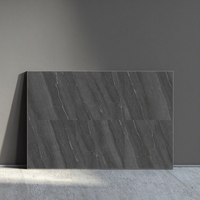 Carreau de porcelaine en marbre italien haut de gamme 45 ° gris 1200x1200mm Carreaux de porcelaine murale en pierre de grand format