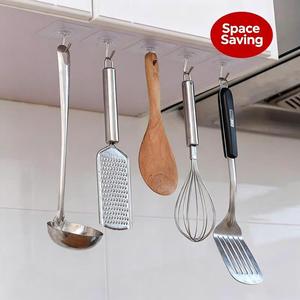 Ganchos para Vasos Debajo del Gabinete, Ganchos de Cocina sin Taladro para Tazas, Vasos, Utensilios y Organización Colgante - Product Image 3