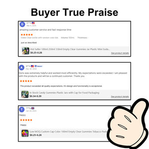 Envase de Plástico Ecológico, Mini Tarro de Plástico Vacío de 100 ml y 3.5 Gramos para Envasado de Alimentos, Latas de Refresco y Dulces - Product Image 6