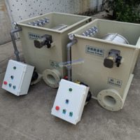 Équipement d'élevage de poissons pour système aquaponique, filtre à tambour rotatif pour bassin à koïs, PP de qualité alimentaire, volume d'eau 60m³/100m³