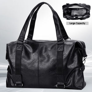Men's Women's Gym Sports <b>Bag</b> Dry Wet Separation Duffel Tote Fitness Yoga <b>Satchel</b> Polyester Lining PU Travel <b>Bag</b> - Product Image 1