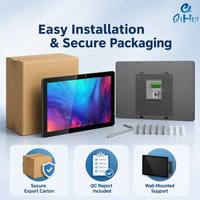 10.1 İnç Akıllı Oda Rezervasyon Paneli Android 11 IPS Dokunmatik Ekran POE Toplantı Odası Kapı Levhası OEM ODM Fabrikası