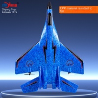 Modèle de jouet d'avion planeur de combat ZY-320, électrique, en matériau EVA, pour usage intérieur, contrôle à 2 canaux, capture vidéo FHD 1080p