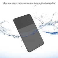 Traceur de portefeuille rechargeable pour iOS et Android, localisateur de cartes et de clés, carte intelligente anti-perte ultra-mince