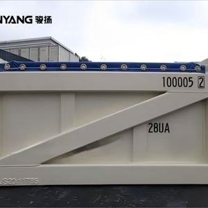 High Quality 20Ft <b>Half</b>-<b>Height</b> Open Top Corten Steel Shipping <b>Container</b> Budget-friendly Option - Product Image 4