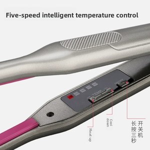 Private Label Salon 450 Grad Elektrischer PTC-Heizer Mini-Haarglätter LED-Stift Keramik-Glätteisen für den Haushalt 1 Jahr - Product Image 5