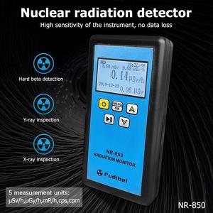 Detector de Radiación Nuclear Portátil, Contador Geiger NR-850, Detector Profesional de Radiactividad Diaria, Probador de Rayos X y Rayos Gamma NR-850 - Product Image 4