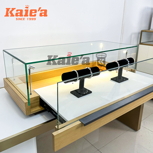 Cao cấp Trung Đông Cửa hàng đồ trang sức thiết kế tùy chỉnh kính hiển thị tủ thương mại LED ánh sáng Cửa hàng đồ trang sức thiết kế nội thất - Product Image 6