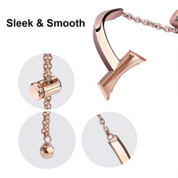 Correa de Reloj Universal de Metal para Google Pixel Watch, Brazalete de Lujo para Mujer, Compatible con iWatch Serie SE 1 2 3 4 5 6 7 8 9 10 Ultra