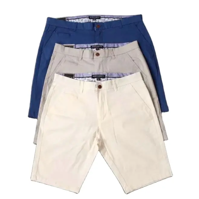 Apparel Stock Men's High Quality Over Stocks Wholesales Clothes Men Shorts Stock Garment Summer Cotton Shorts