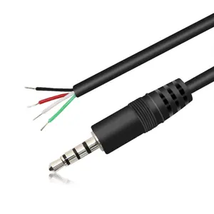 Personalizza i jack da 3.5 MM disponibili a 4 poli maschio per aprire il cavo di prolunga Audio AUX Stereo - Product Image 1