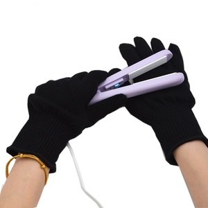 ถุงมือผ้าฝ้ายสีดำแบบสัมผัสหน้าจอได้ พร้อมข้อมือถักสีแดง สำหรับใช้งานทั่วไป ยืดหยุ่น ไม่ผ่านการฆ่าเชื้อ ปราศจากแป้ง ปราศจากซิลิโคน - Product Image 2