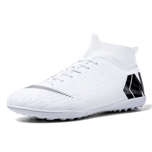 <span class=keywords><strong>Scarpe</strong></span> <span class=keywords><strong>da</strong></span> Calcio Alte e Medie con Lacci, <span class=keywords><strong>Scarpe</strong></span> <span class=keywords><strong>da</strong></span> <span class=keywords><strong>Calcetto</strong></span>, Scarpini <span class=keywords><strong>da</strong></span> Calcio AG FG HG TF in <span class=keywords><strong>Pelle</strong></span> PU per Sport di Squadra, per Ragazzi, Uomini e Donne - Product Image 4