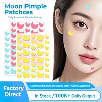 Leici Fashion Glitter Facial Lifting Acne Patch Star Heart Blemish Hypoallergenic untuk Penutup Noda Wajah, Perawatan Kulit, Grosir