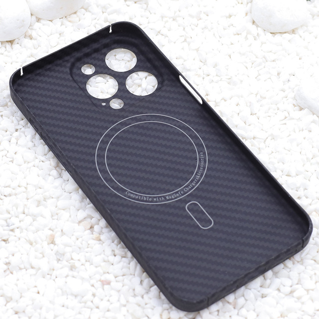 Luxury Full Cover Business Sports Design for Apple 14 15 16 Pro Max 17 18 1500D Aramid Carbon Fiber for iPhone Case-Frosting