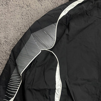 Veste bomber coupe-vent d'hiver fonctionnelle de style streetwear européen et américain, à capuche, fermeture éclair, nylon, cordon de serrage, veste de sport