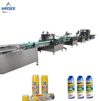 Machine de remplissage de liquide pour flacons pulvérisateurs, machine de remplissage d'aérosol, machine de remplissage de gaz, machine de remplissage de pulvérisation d'oxygène, remplisseur de bombes aérosol