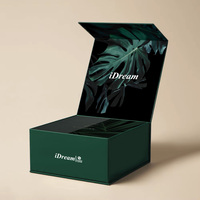 Boîte cadeau pour arbre de Noël, recyclable, réutilisable, avec poignée, doublure en éponge imperméable, fermeture magnétique rigide, écologique, design personnalisé