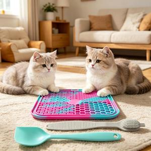 Plato de Silicona para Perros 4 en 1, Tapete de Alimentación Lenta, Plato para Comida, Tazón, ¡Oferta! - Product Image 6