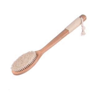 Manico lungo strumento per la cura del corpo con varie setole di cinghiale di cavallo spazzola da bagno per la pelle posteriore utile spazzole da bagno spugne scrubber - Product Image 3