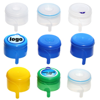 Tapas de Plástico de 55 mm Libres de BPA para Garrafas de 5 Galones con Etiqueta Personalizada para Agua Mineral Multicolor