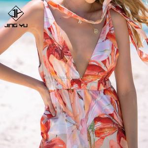 Combinaison de haute qualité pour femme, 100% rayonne, imprimée numériquement, style hawaïen, combinaisons très vendues, design personnalisé pour les vacances, pantalon pour femme - Product Image 3