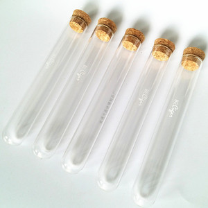 Tubo para Cigarros Tianjing de Vidrio de 22x150mm con Tapón de Corcho e Impresión de Logotipo - Product Image 5