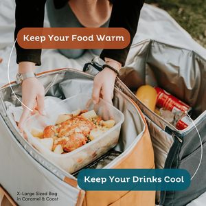 Maßgefertigte Wiederverwendbare Vlies-Einkaufstasche für Lebensmittel, Picknick und Thermische Isolierung - Product Image 3