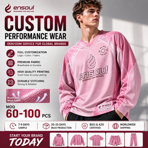 Maglia da Baseball Personalizzata OEM/ODM per Uomo, Traspirante, Taglie Grandi, con Stampa a Trasferimento Termico, 100% Poliestere, Colori e Loghi Personalizzabili - Product Image 1