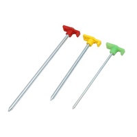 Accessoires de tente, clous de sol de tente en acier robuste, piquet en V en acier, piquets de sol de tente extérieure