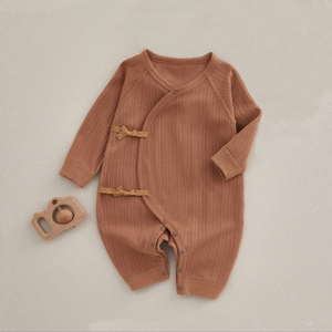 Pakaian bayi musim semi dan musim gugur tipis lengan panjang anak laki-laki dan perempuan tanpa tulang katun murni <span class=keywords><strong>ha</strong></span> pakaian memanjat - Product Image 2