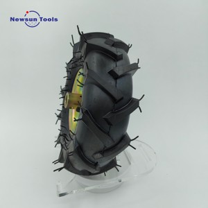 Rueda todoterreno de 10 pulgadas de fábrica, neumático agrícola 3,50-<span class=keywords><strong>4</strong></span>, orificio de eje de 17mm para Carro de carro de Motor de cortacésped eléctrico DIY - Product Image 3