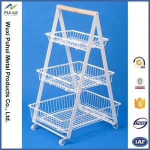 Heavy Duty Tầng Thường Vụ Đúp Sides Dây Kim Loại Điều Chỉnh Kệ Hiển Thị Giá Cho Cửa Hàng Bán Lẻ Lưu Trữ - Product Image 5