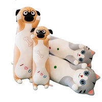Lange Bobbi Katze Kissen Plüsch Spielzeug Sand Hund Puppe Außenhandel Puppe Firma Geschenk Hund Plüsch Kissen für Kinder und Mädchen