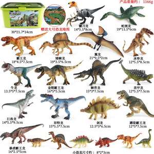 Yxs dinosaurio sólido juguete Jurásico simulación animal modelo Tyrannosaurus Pterosaur Gigantosaurus hoz dragón conjunto - Product Image 6