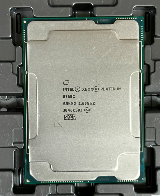 Embedded for Xeon 8368Q 38-Core 2.6GHz 10nm 57MB L3 Cache Low Power Wide Temp Industrial Processor for Edge Computing Server
