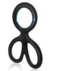 Fabriek Direct 3-In-1 Unieke Mannelijke Haan Ringen Masturbatie Seksspeeltjes Ontworpen In Siliconen Minimaal Ontworpen Schaarslot <span class=keywords><strong>Ring</strong></span> - Product Image 1