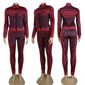 Nuovo Arrivo 2024 <span class=keywords><strong>Abbigliamento</strong></span> di Marca da <span class=keywords><strong>Donna</strong></span> Set Jogger Autunno Inverno Completo Casual da <span class=keywords><strong>Donna</strong></span> Set Tuta di Lusso - Product Image 4