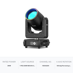 ไฟส่องเวทีแบบเคลื่อนย้ายได้ 250W Beam 2.3 องศา DMX สำหรับงานแสดงและอีเว้นท์ - Product Image 5