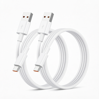 Câble de charge rapide USB vers Type-C 6A en cuivre pur 66W, transfert de données, câble de charge Type C 6A TPE PD