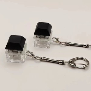 [Divertente portachiavi acrilico Fidget Ring] divertente portachiavi con tastiera in acrilico Fidget portachiavi anello borsa zaino <span class=keywords><strong>Charm</strong></span> amici - Product Image 6