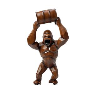 Nuevo Adorno de Resina Epoxi con Diseño Artístico Chino de Gorila con Textura de Madera, Mascota Animal, Arte Popular, Artesanía, Decoración para Sala de Estar y Escritorio - Product Image 5