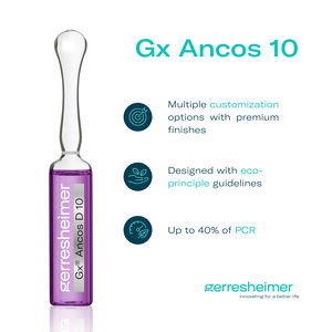 Ampoule en verre tubulaire transparente de laboratoire Gerresheimer LS.566.105 Gx-Ancos 10ml Type D, qualité professionnelle, bouteilles OEM - Product Image 2